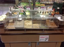 Salad bar toppings containers