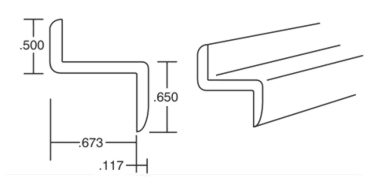 Z-Bar 3/4" x 49" Length